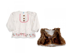Bebi set bluza i prsluk Coolclub